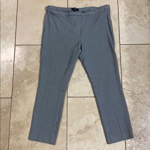 Theory Houndstooth Cropped Pants